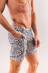 Snow Leopard - Pocketed Festival Shorts